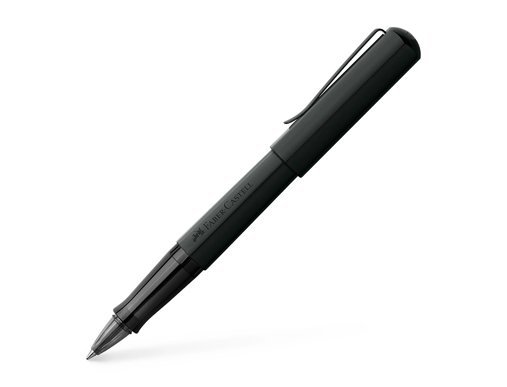 ROLLER FABER CASTELL HEXO POINTE CERAMIQUE ALUMINIUM    NOIR MAT