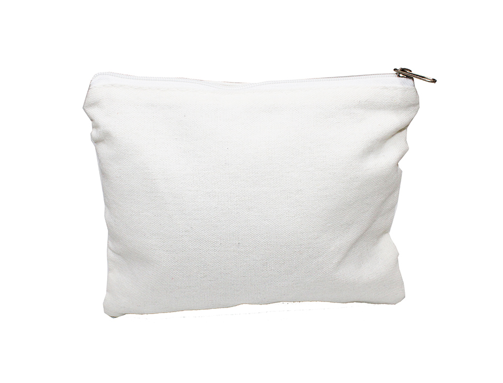 TROUSSE MAQUILLAGE SODERTEX A PERSONNALISER 18 X 14CM COTOM COLORIS BLANC