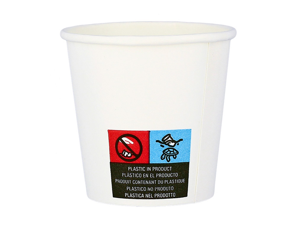 GOBELET EN CARTON COLDIS DE CONTENANCE 10CL PAQUET DE 50  BLANC    42158