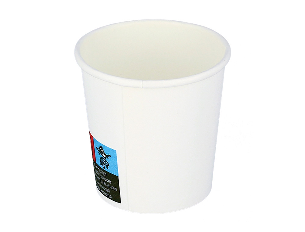 GOBELET EN CARTON COLDIS DE CONTENANCE 10CL PAQUET DE 50  BLANC    42158