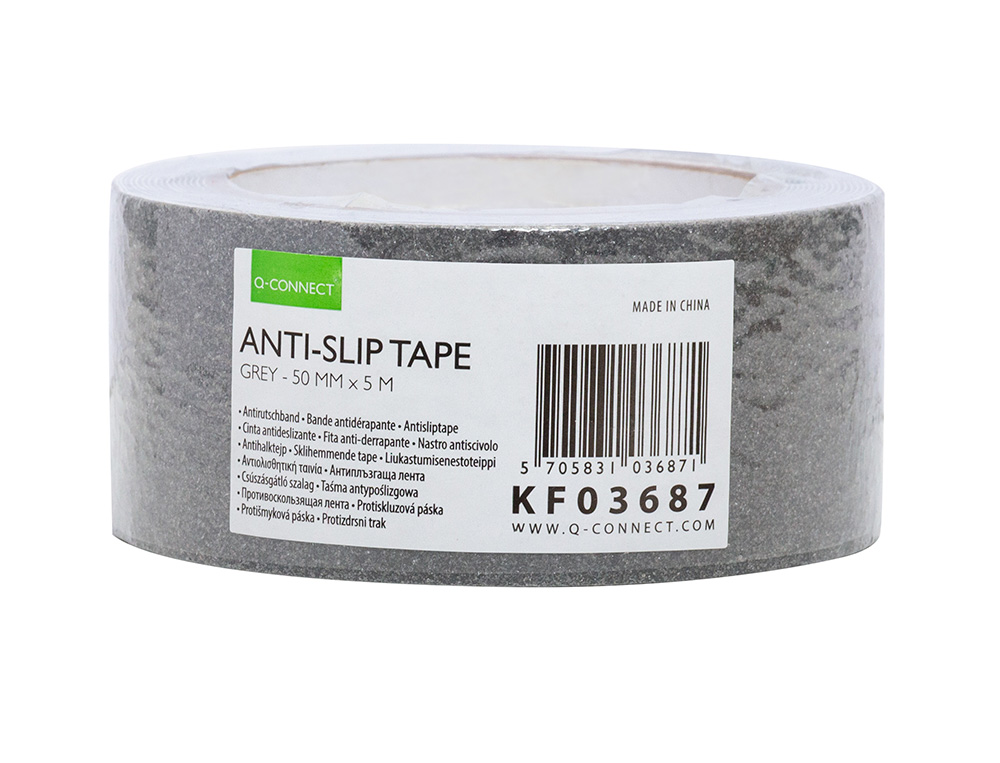 BANDE ANTIDERAPANTE Q-CONNECT 5MX50MM COLORIS GRIS