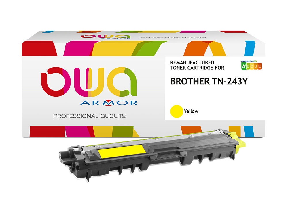 TONER Q-CONNECT COMPATIBLE BROTHER TN243Y HL-L           3210/30/70 DCP-L 3510/50      MFC-L 3730/50/70 1000P JAUNE
