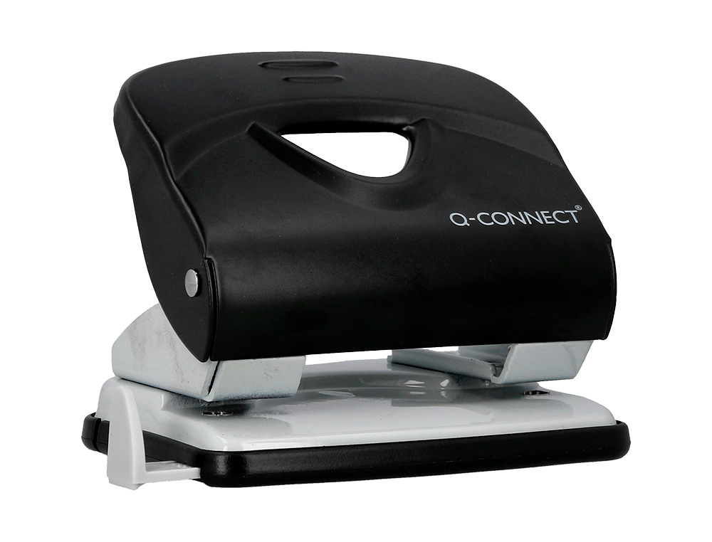 PERFORATEUR Q-CONNECT KF14220 2 TROUS OUVERTURE 3MM         CAPACITE 30 FEUILLES COLORIS  NOIR