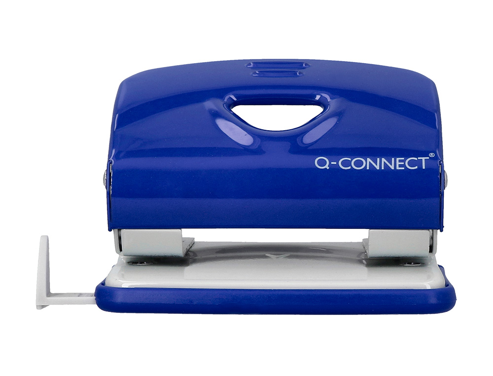 PERFORATEUR Q-CONNECT KF14218 2 TROUS OUVERTURE 2MM         CAPACITE 20 FEUILLES COLORIS  BLEU