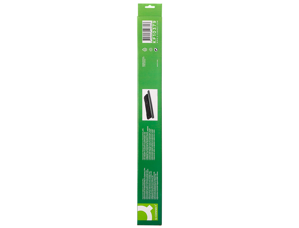 REPOSE-POIGNETS Q-CONNECT GEL POUR CLAVIER 525X58X17MM COLORIS NOIR