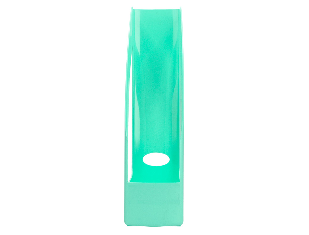 PORTE-REVUES Q-CONNECT PLASTIQUE 320X250X80MM        COLORIS MENTHE