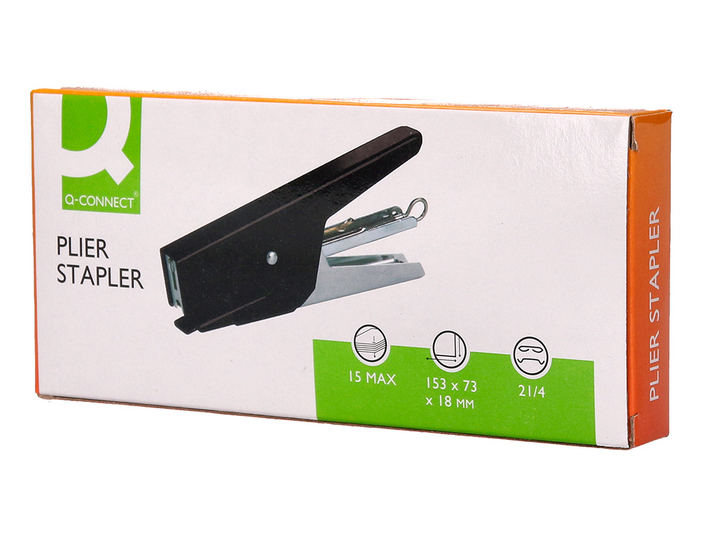 PINCE AGRAFEUSE Q-CONNECT CAPACITE AGRAFAGE 15 FEUILLES AGRAFES 21/4