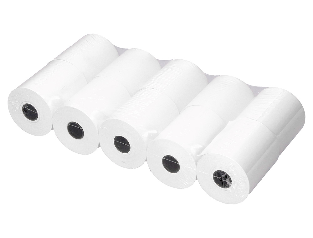 BOBINE THERMIQUE Q-CONNECT 57MM LARGEUR X 47MM DIAMETRE  70GR POUR TPE SANS BISPHENOL  A