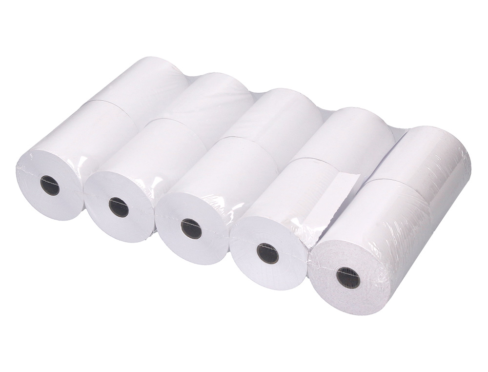BOBINE THERMIQUE Q-CONNECT 80MM LARGEUR X 60MM DIAMETRE 70GR POUR TPE SANS BISPHENOL A
