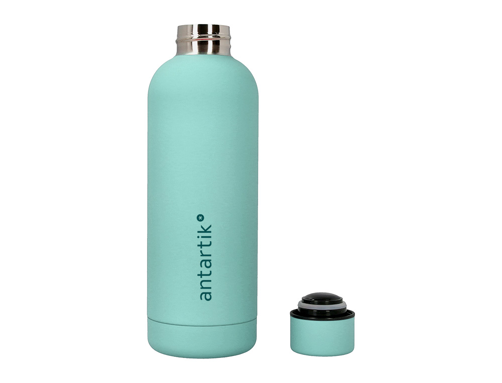 BOUTEILLE ISOTHERME ANTARTIK ACIER INOXYDABLE SANS BPA     500ML COLORIS MENTHE