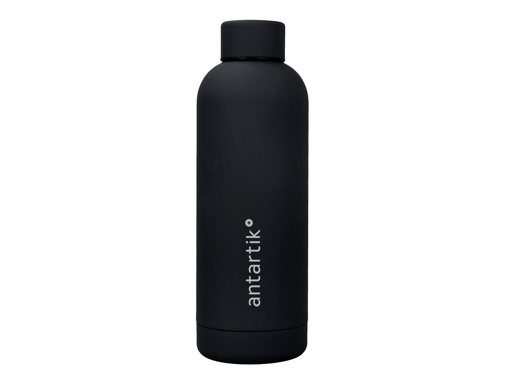 BOUTEILLE ISOTHERME ANTARTIK ACIER INOXYDABLE SANS BPA     500ML COLORIS NOIR