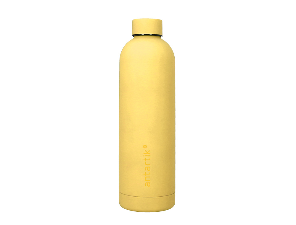 BOUTEILLE ISOTHERME ANTARTIK ACIER INOXYDABLE SANS BPA 750ML COLORIS JAUNE