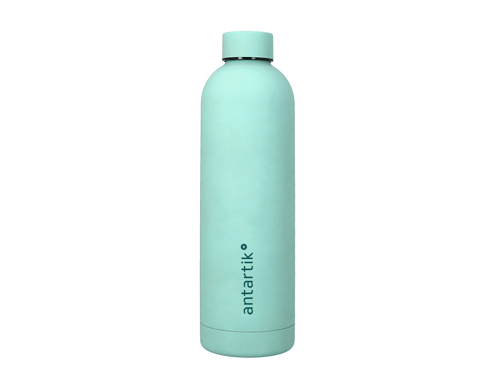 BOUTEILLE ISOTHERME ANTARTIK ACIER INOXYDABLE SANS BPA     750ML COLORIS MENTHE