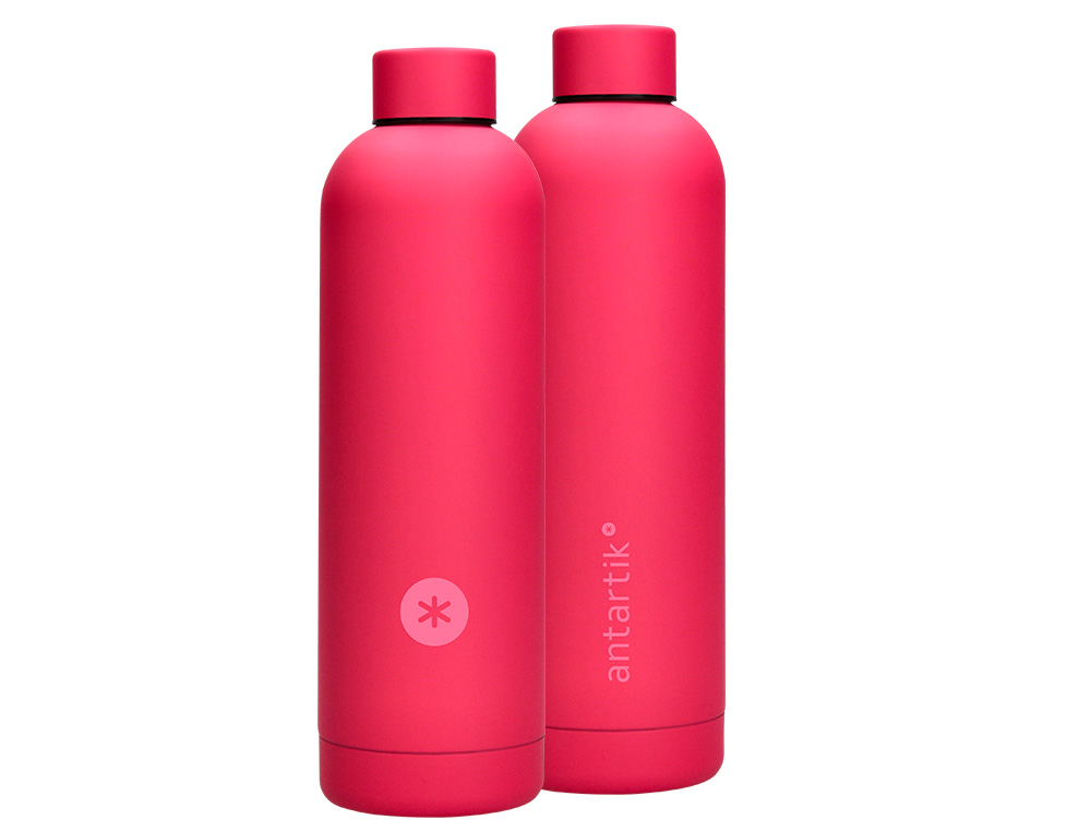 PRESENTOIR ANTARTIK BOUTEILLE ISOTHERME ACIER INOXYDABLE    SANS BPA 750ML COLORIS        ASSORTIS 8 UNITES