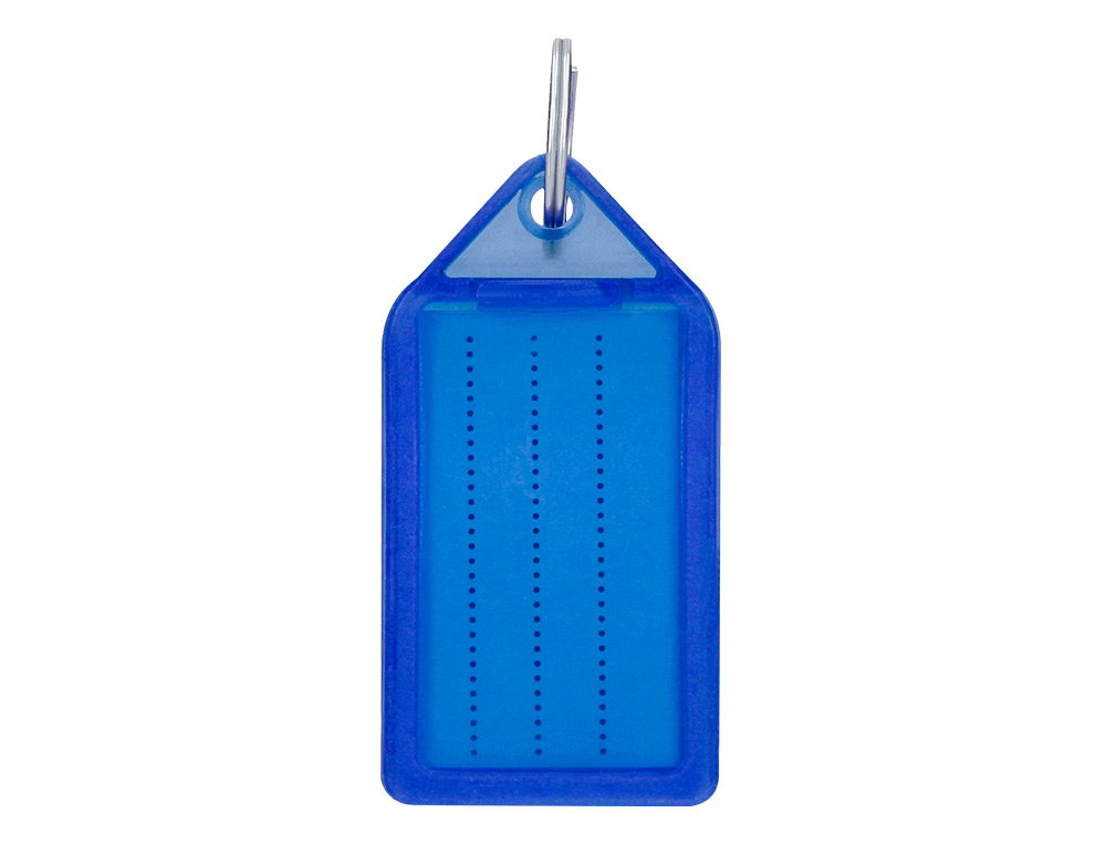 PORTE-CLES Q-CONNECT PORTE-ETIQUETTE PREMIUM COLORIS BLEU BOITE 40 UNITES