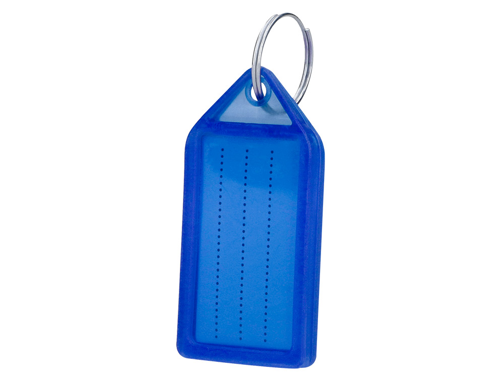 PORTE-CLES Q-CONNECT PORTE-ETIQUETTE PREMIUM COLORIS BLEU BOITE 40 UNITES