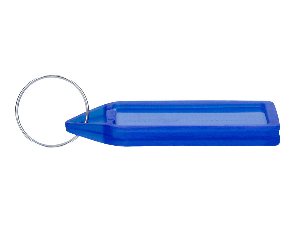 PORTE-CLES Q-CONNECT PORTE-ETIQUETTE PREMIUM COLORIS BLEU BOITE 40 UNITES