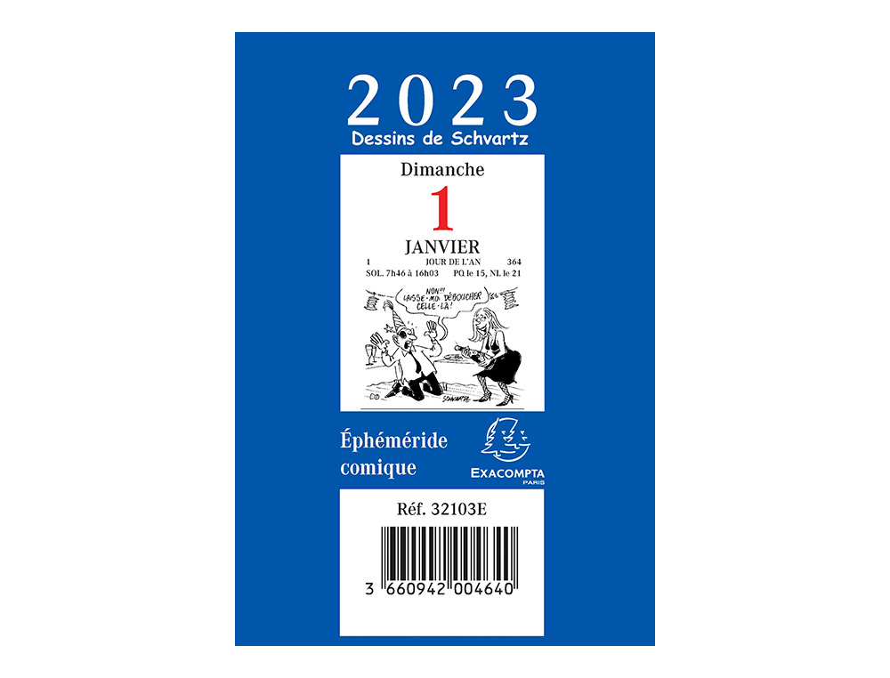 BLOC EXACOMPTA COMIQUE DESSIN HUMORISTIQUE 65X97MM