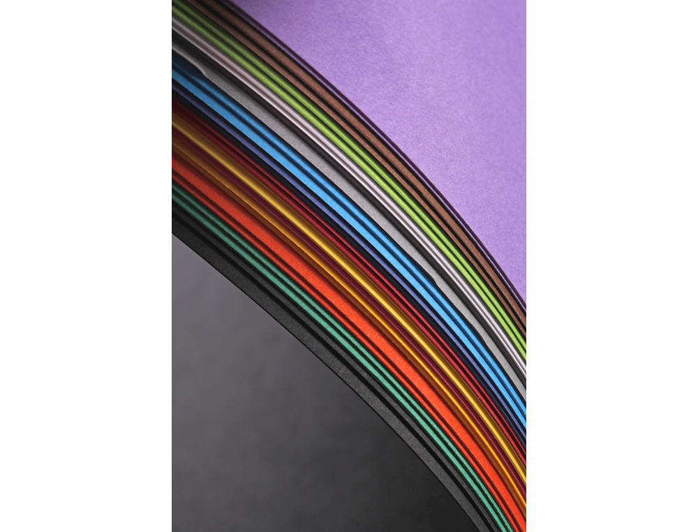 FEUILLE PAPIER CLAIREFONTAINE MAYA 270G 500X700MM COLORIS   ASSORTIS VIFS PAQUET 28       UNITES