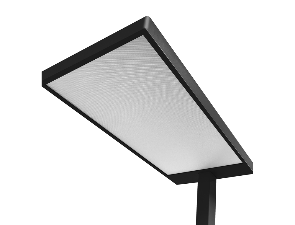 LAMPADAIRE UNILUX VERSUS 196CM LED AVEC SOCLE COLORIS  NOIR