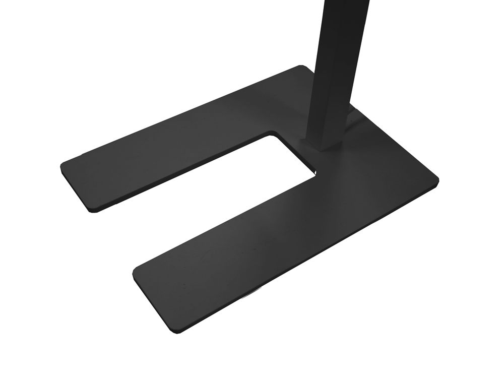 LAMPADAIRE UNILUX VERSUS 196CM LED AVEC SOCLE COLORIS  NOIR