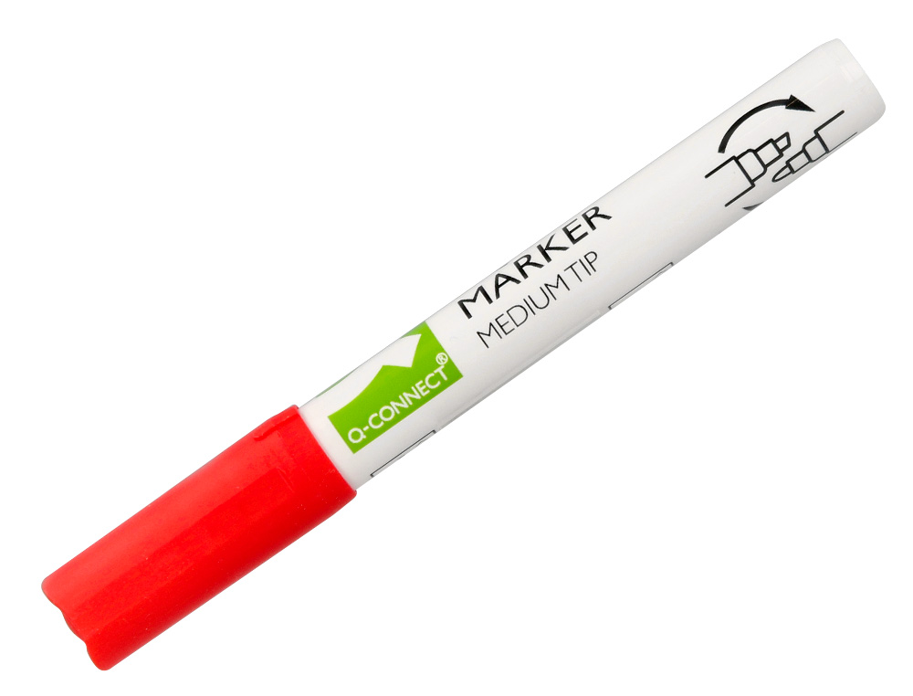 MARQUEUR Q-CONNECT CRAIE LIQUIDE POINTE RONDE TRACE 3MM COLORIS ASSORTIS BOITE 8 UNITES