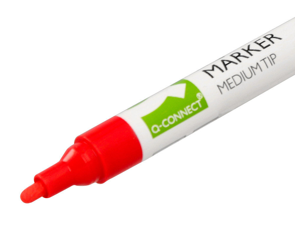 MARQUEUR Q-CONNECT CRAIE LIQUIDE POINTE RONDE TRACE 3MM COLORIS ASSORTIS BOITE 8 UNITES