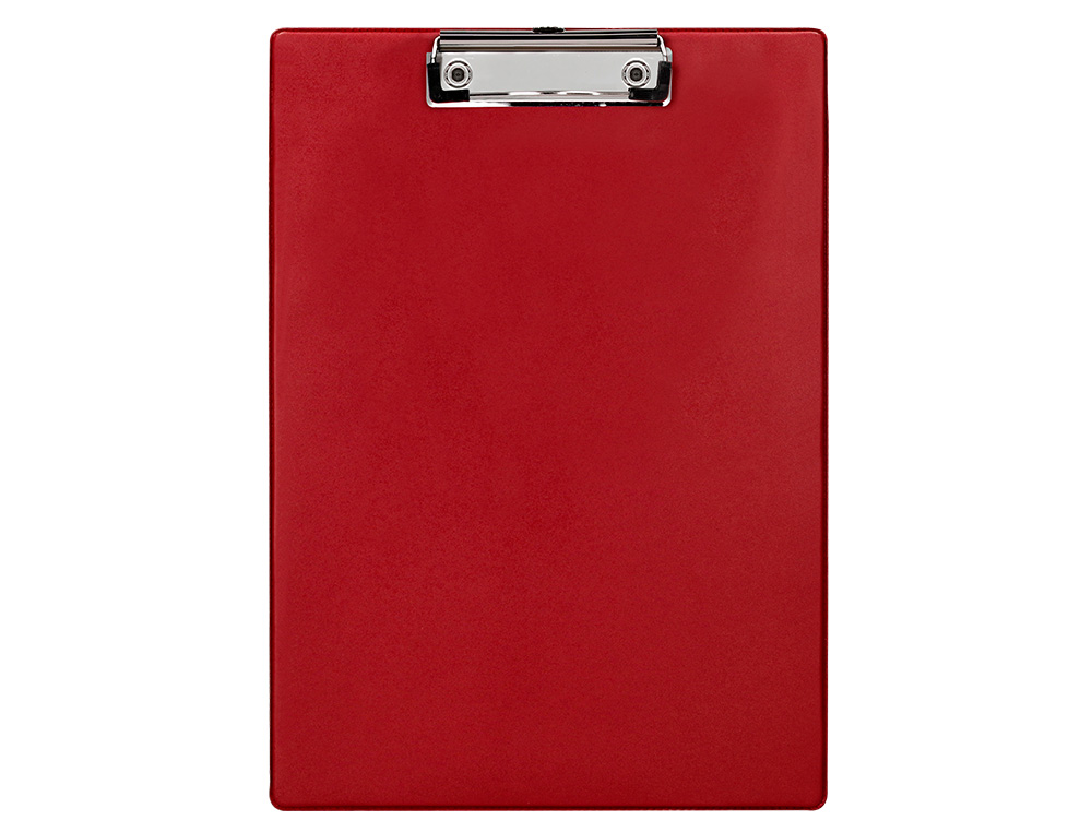 PORTE-BLOC Q-CONNECT DIN A4 PLASTIQUE 50% RECYCLE         EPAISSEUR 2,1MM COLORIS ROUGE