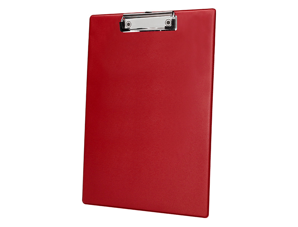 PORTE-BLOC Q-CONNECT DIN A4 PLASTIQUE 50% RECYCLE         EPAISSEUR 2,1MM COLORIS ROUGE