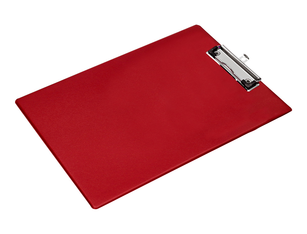 PORTE-BLOC Q-CONNECT DIN A4 PLASTIQUE 50% RECYCLE         EPAISSEUR 2,1MM COLORIS ROUGE