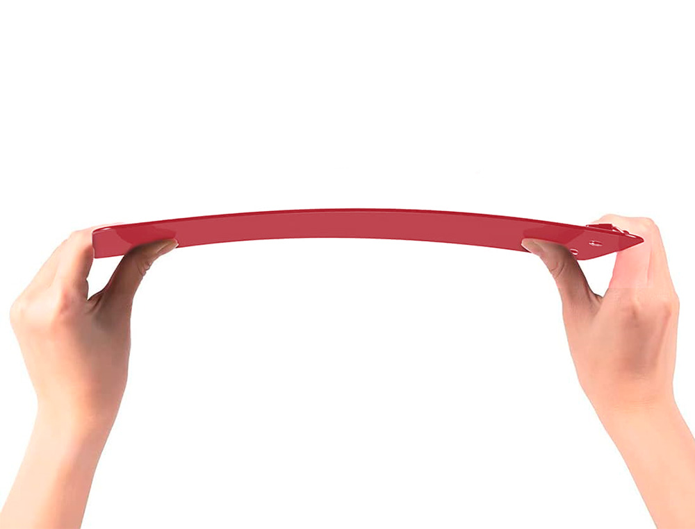 PORTE-BLOC Q-CONNECT DIN A4 PLASTIQUE 50% RECYCLE         EPAISSEUR 2,1MM COLORIS ROUGE