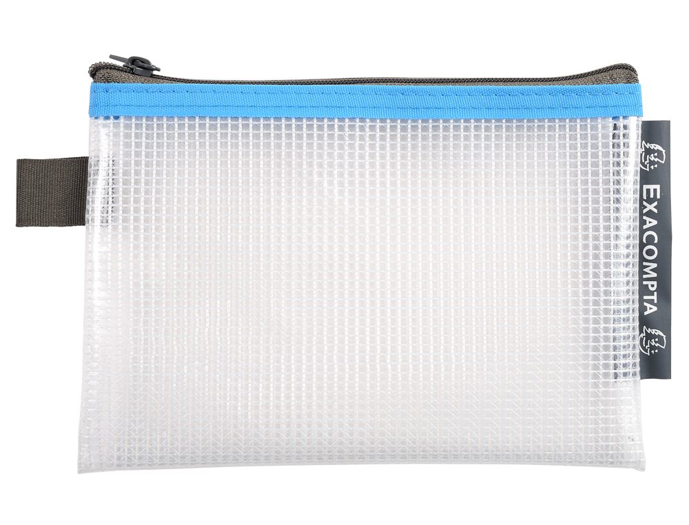 POCHETTE ZIP EXACOMPTA EVA A6 COLORIS ASSORTIS