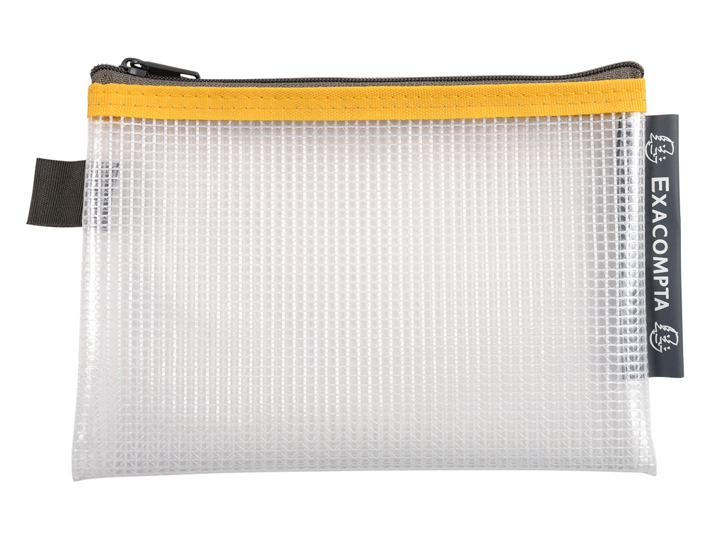 POCHETTE ZIP EXACOMPTA EVA A6 COLORIS ASSORTIS