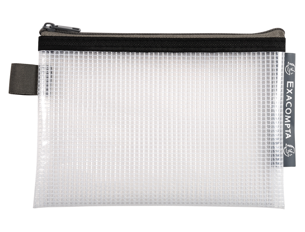 POCHETTE ZIP EXACOMPTA EVA A6 COLORIS ASSORTIS