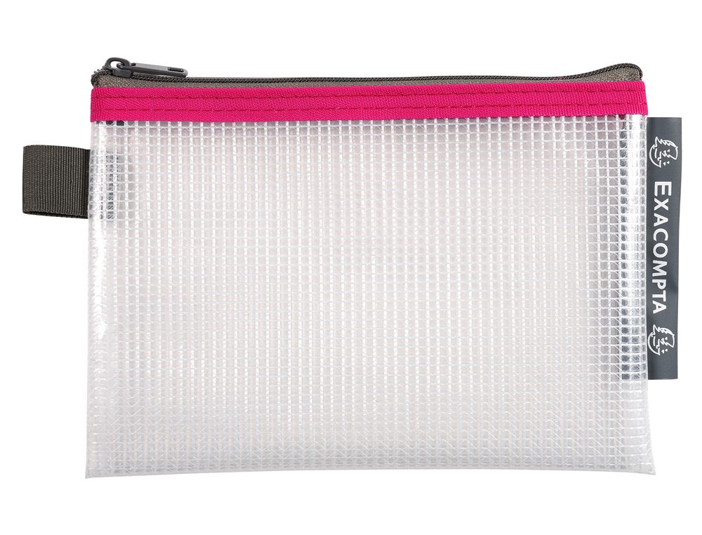 POCHETTE ZIP EXACOMPTA EVA A6 COLORIS ASSORTIS