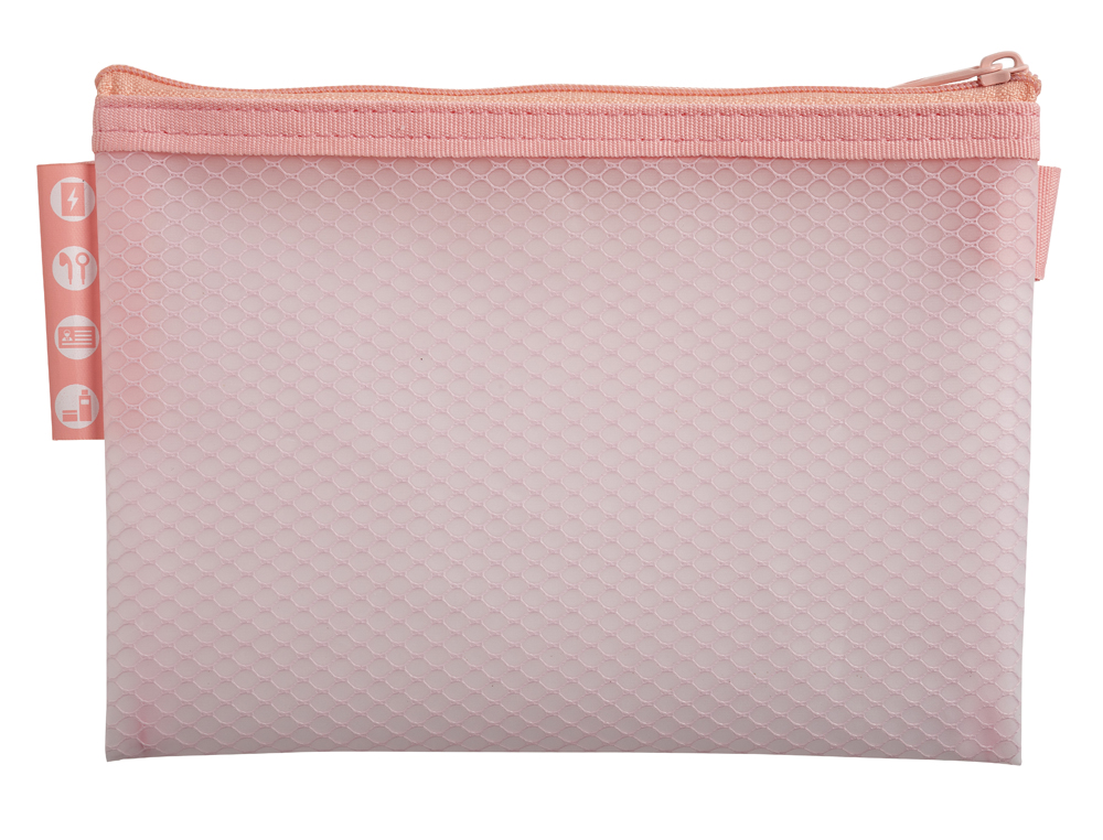 POCHETTE ZIP EXACOMPTA EVA A6 CHROMALINE COLORIS PASTEL     ASSORTIS