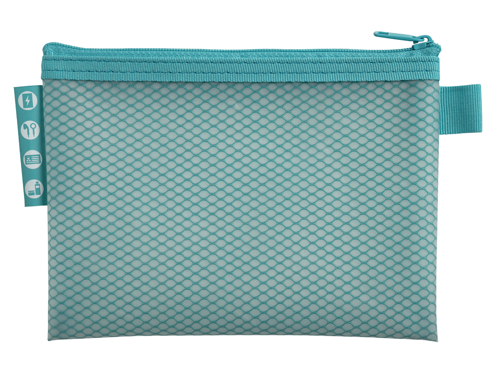 POCHETTE ZIP EXACOMPTA EVA A6 CHROMALINE COLORIS PASTEL     ASSORTIS