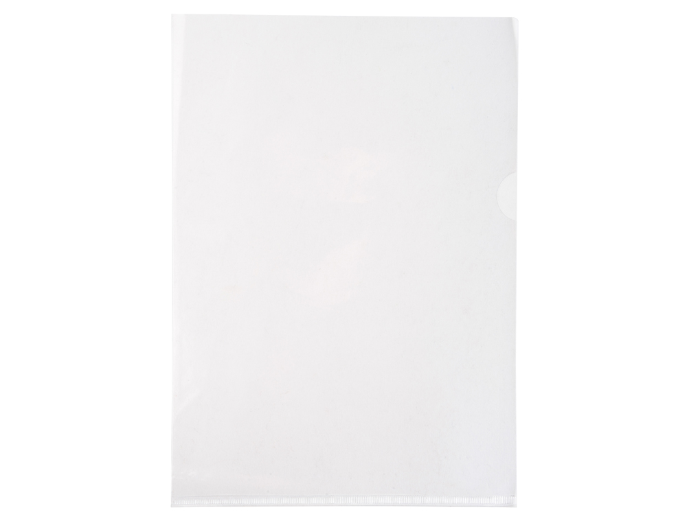 POCHETTE COIN EXACOMPTA A4 PVC CRISTAL 13/100EME PAQUET  10 UNITES