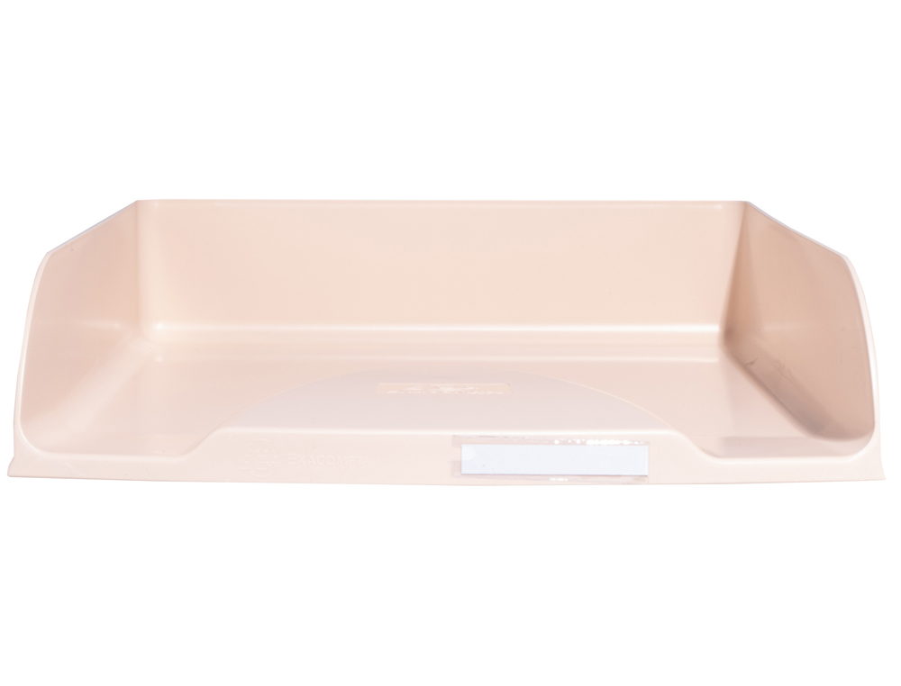 CORBEILLE COURRIER EXACOMPTA COMBO STYLI SKANDI A4+ SUPERPOSABLE VERTICALE/ESCALIER COLORIS NUDE