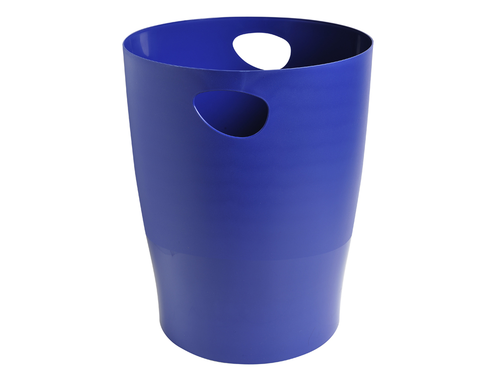 CORBEILLE A PAPIER EXACOMPTA ECOBIN BEEBLUE CAPACITE 15L   COLORIS BLEU MARINE