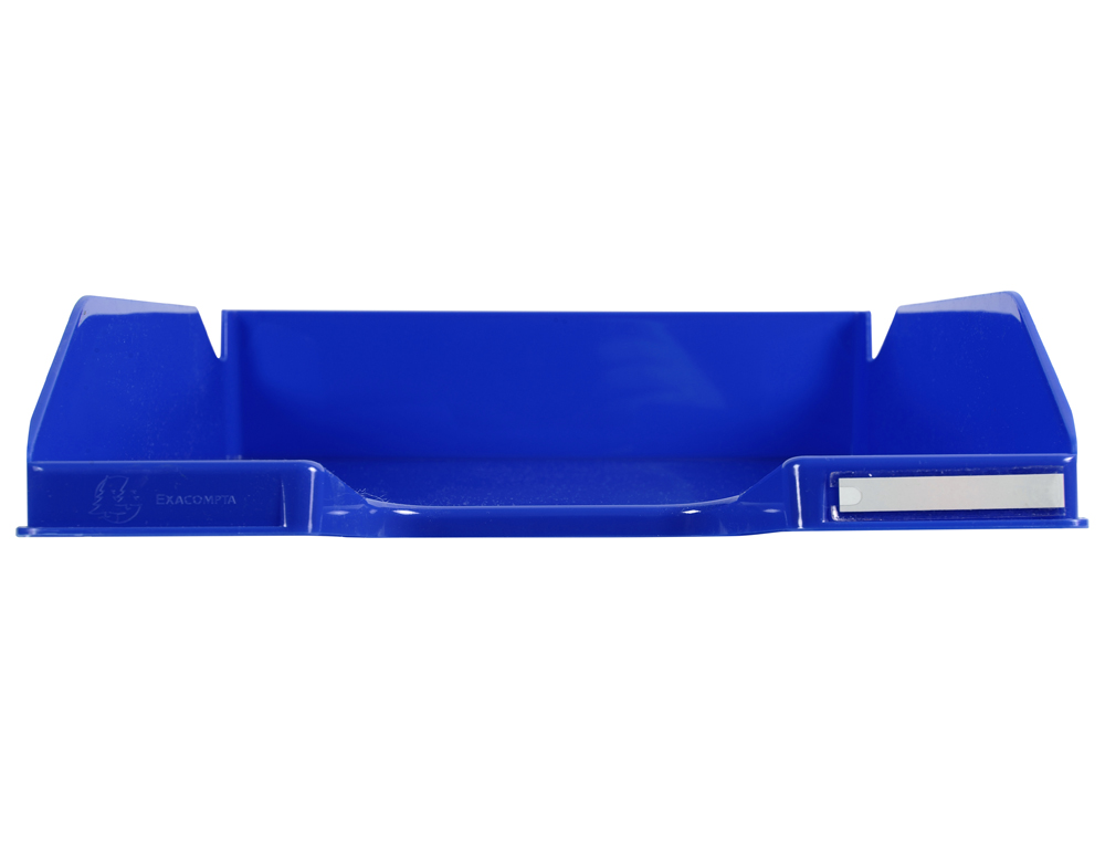 CORBEILLE COURRIER EXACOMPTA MIDI-COMBO IDERAMA SUPERPOSABLE VERTICALE/ESCALIER COLORIS BLEU ROYAL BRILLANT