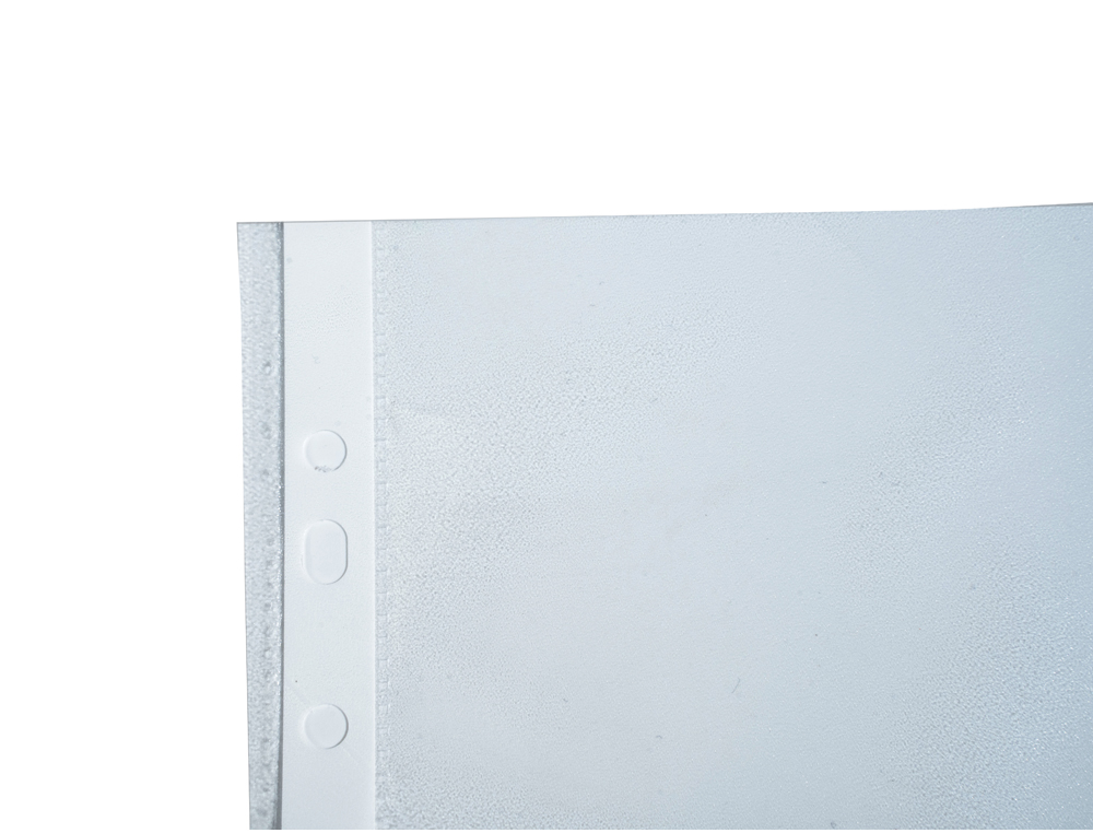 POCHETTE PERFOREE EXACOMPTA A4 PP GRAINE 5/100EME PAQUET  100 UNITES