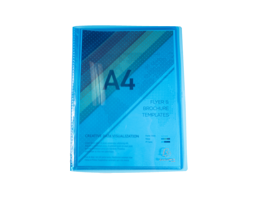 PORTE-VUES EXACOMPTA IDERAMA PP 40 VUES COLORIS ASSORTIS