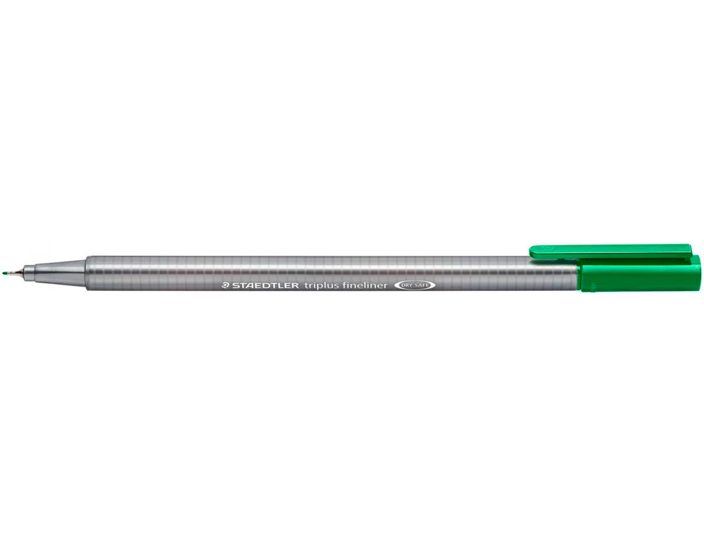 FEUTRE STAEDTLER TRIPLUS FINELINER 334 TRIANGULAIRE    POINTE SUPERFINE 0,3MM        COLORIS VERT