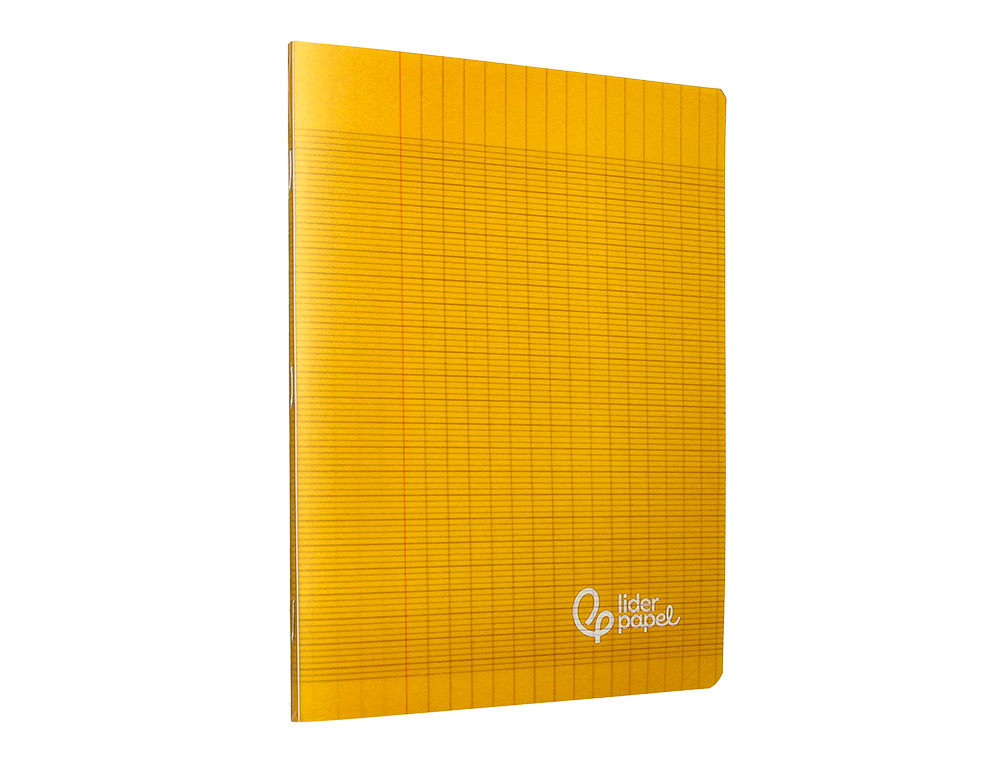 CAHIER PIQURE LIDERPAPEL COUVERTURE PP 170X220MM 96P   SEYES COLORIS JAUNE