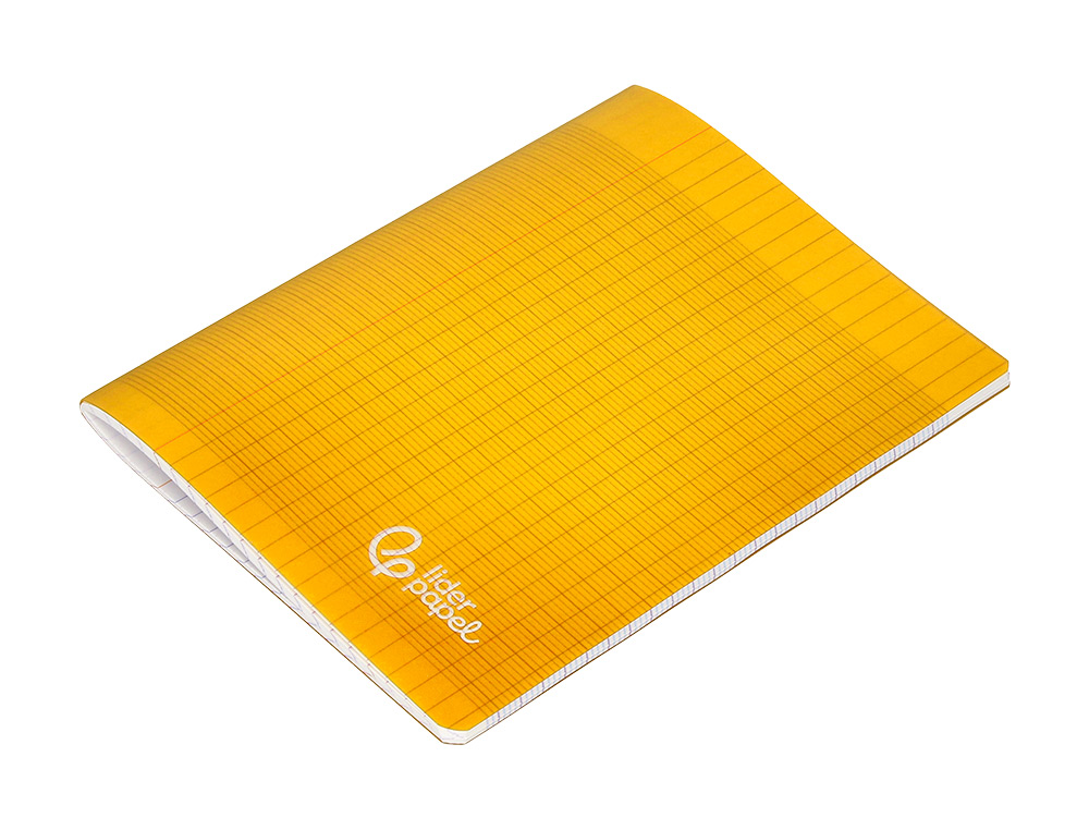 CAHIER PIQURE LIDERPAPEL COUVERTURE PP 170X220MM 96P   SEYES COLORIS JAUNE
