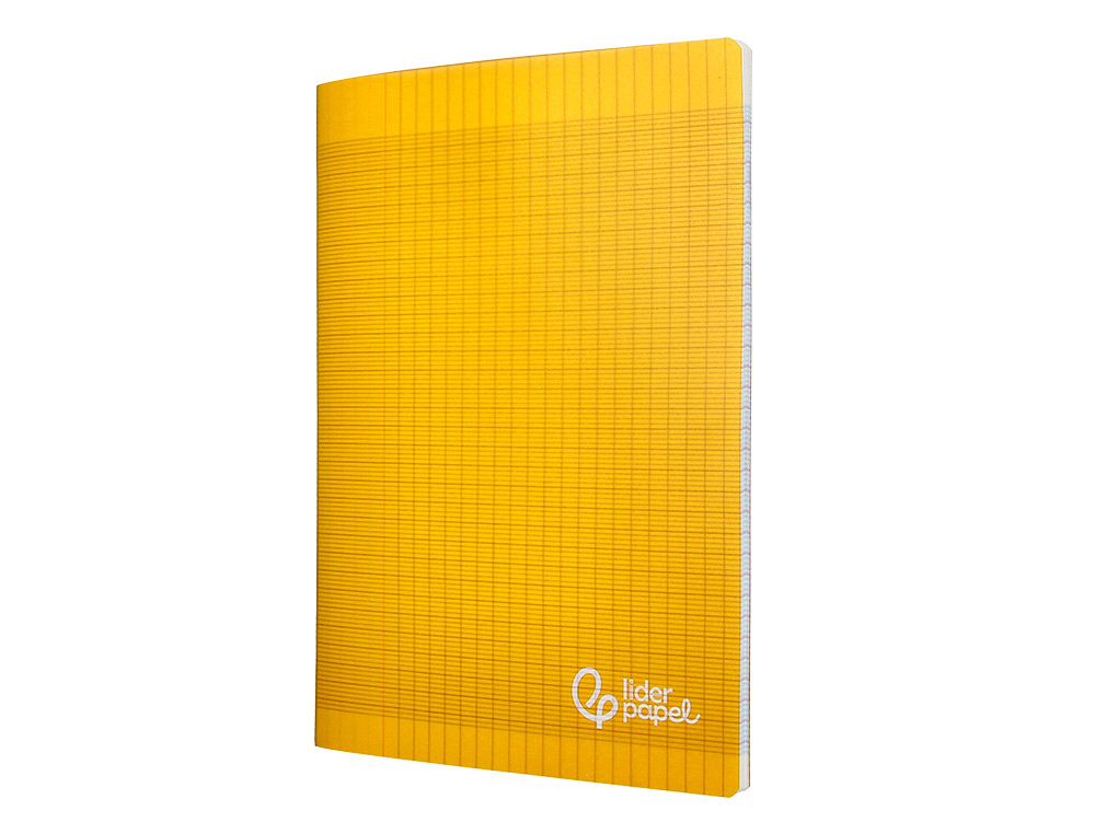 CAHIER PIQURE LIDERPAPEL COUVERTURE PP 240X320MM 48P   SEYES COLORIS JAUNE
