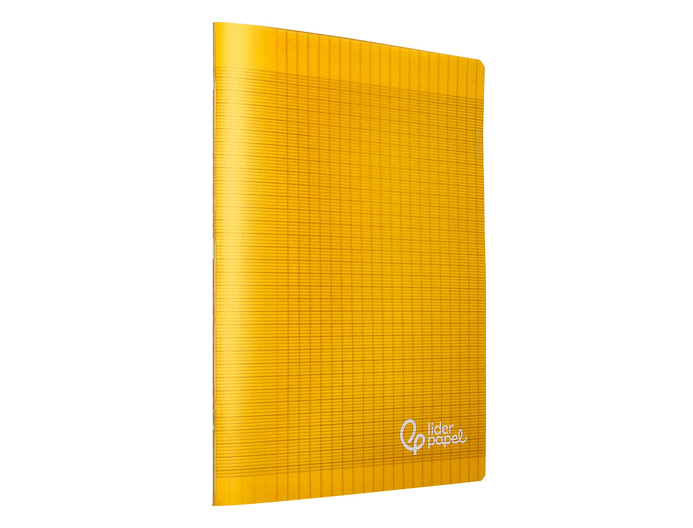 CAHIER PIQURE LIDERPAPEL COUVERTURE PP 240X320MM 48P   SEYES COLORIS JAUNE