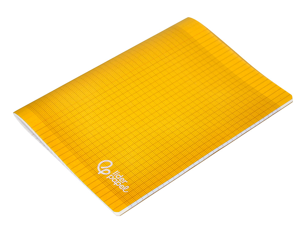 CAHIER PIQURE LIDERPAPEL COUVERTURE PP 240X320MM 48P   SEYES COLORIS JAUNE