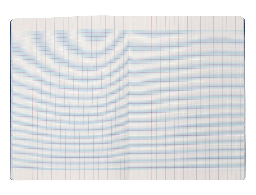CAHIER PIQURE LIDERPAPEL COUVERTURE PP 240X320MM 96P   SEYES COLORIS BLEU